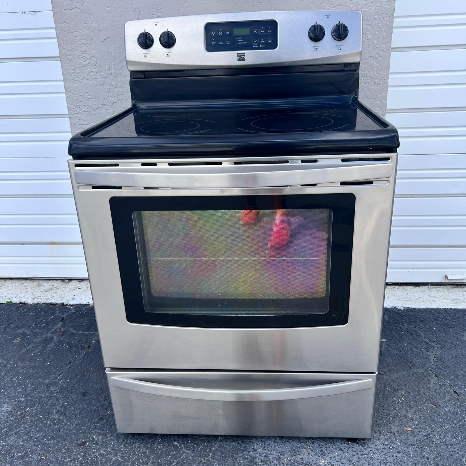 Kenmore Stainless Steel Electric Stove Kenmore Stainless Steel Electric Stove